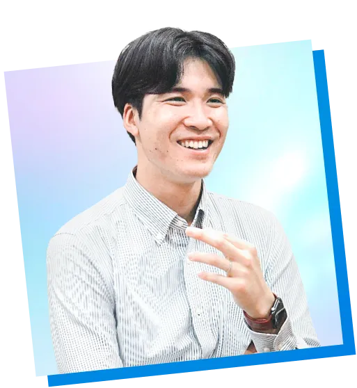 社員インタビュー: 「やりたい」と手を挙げ、形にできる環境があります。